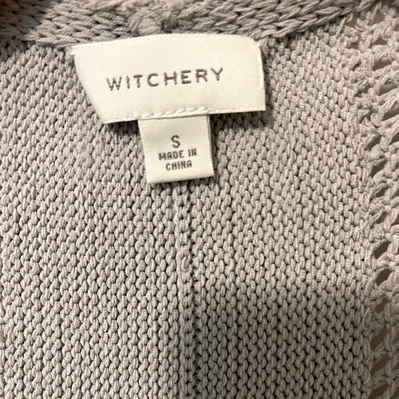Witchery Silver grey knit cardigan. AU Size S - Picture 6 of 12